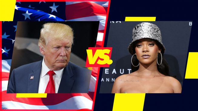Rihanna vs. Donald Trump