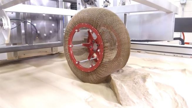 Spaciger Reifen: NASA-Neuheit macht mobil für den Mars