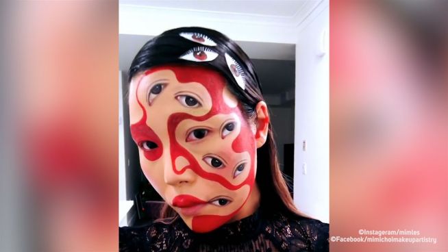 Verdrehtes Make-Up: Kanadierin verwirrt mit Schminke