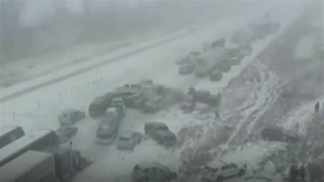 Iowa: Heftiger Schneefall löst fatalen Massencrash aus