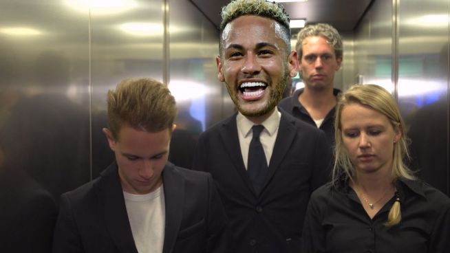 Ziemlich ulkig: Wenn Neymar einen Büro-Job hätte