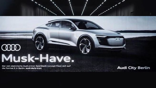 'Musk have': Audi wirbt mit lustigem Wortspiel
