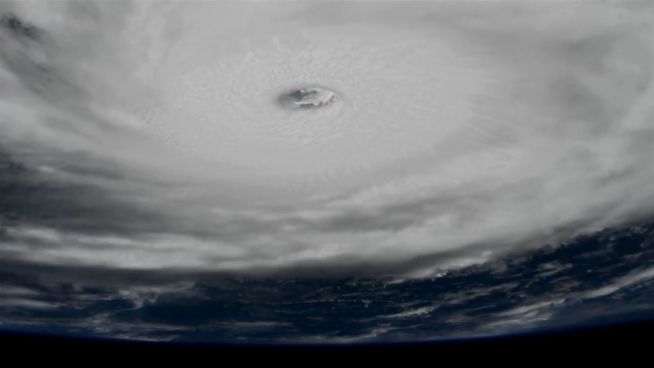 Grausamer Sturm: ISS-Aufnahmen von 'Irma'