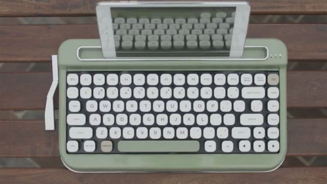 Retro-Wahn: Schreibmaschinen-Tastatur fürs Tablet