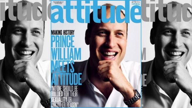 Pose auf Schwulenmagazin: Prinz William zeigt Haltung