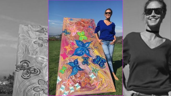 Heidi Klum malt: Supermodel versucht sich an Kunst