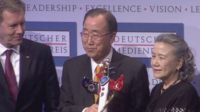 Vom Flüchtling an die UN-Spitze: Ban Ki-moon geehrt