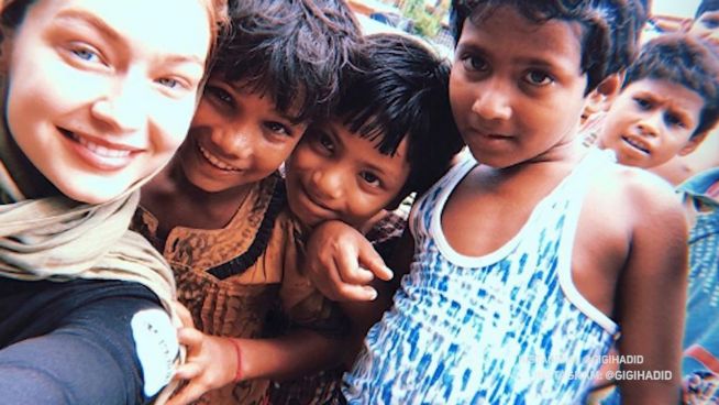 Soziales Engagement: Gigi Hadid macht sich für arme Kinder stark