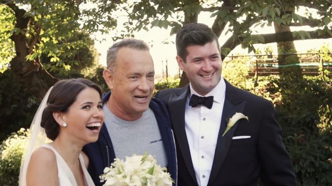 Brautpaar ist fassungslos: Tom Hanks crasht Hochzeit