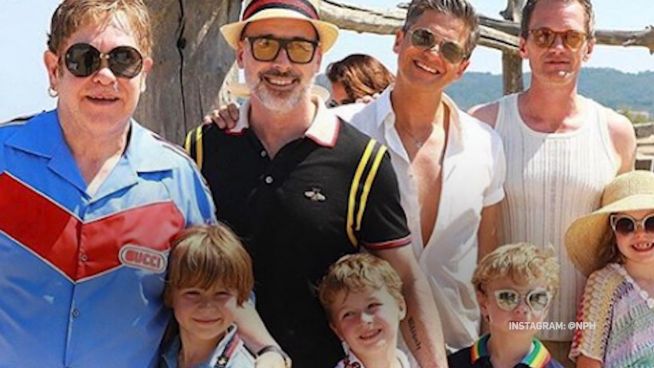 Elton John und Neil Patrick Harris: Familienurlaub in Saint-Tropez