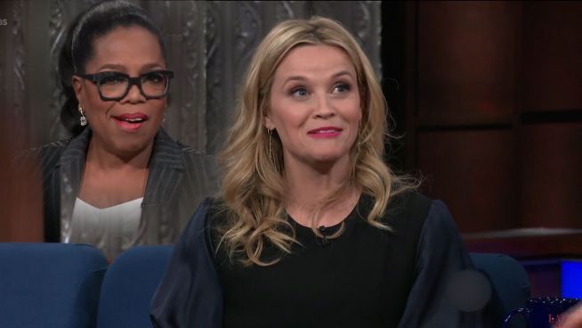 Witziger Kaugummi-Fight zwischen Reese und Oprah