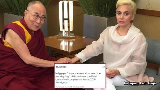 Wegen Dalai Lama: Lady Gaga aus China verbannt
