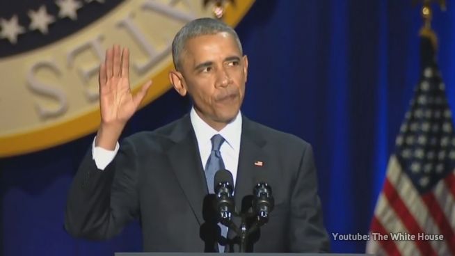 'Ich liebe dich': Stars verabschieden Barack Obama