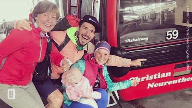 Neureuther: Familienfreude vorm Skilift